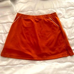 Rust colored golf/tennis skort